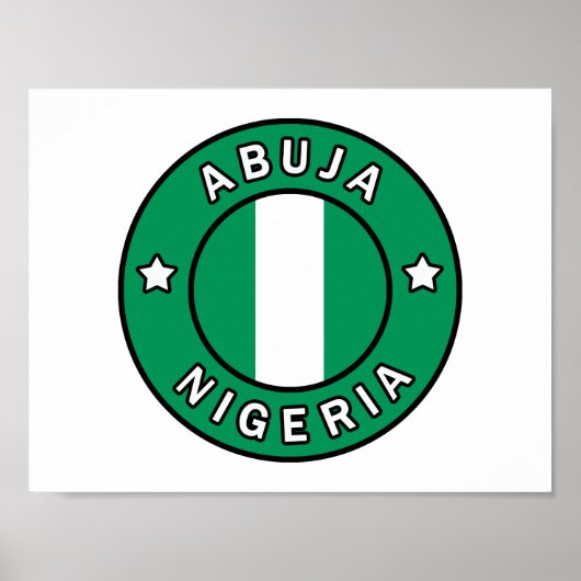 Abuja Nigeria Poster (Vorne)