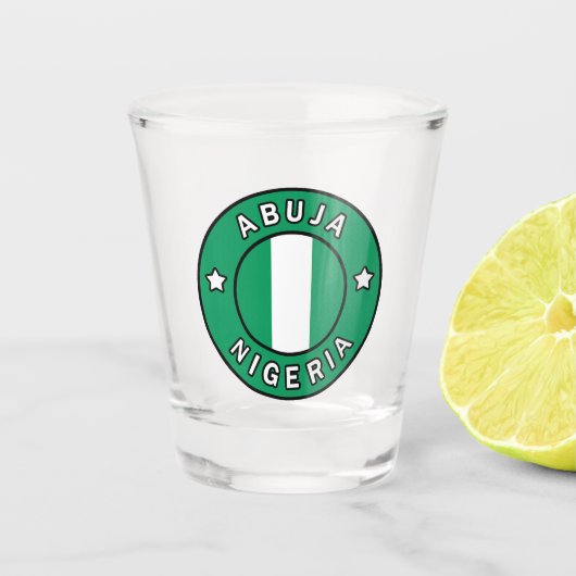 Abuja Nigeria Schnapsglas (Vorderseite)