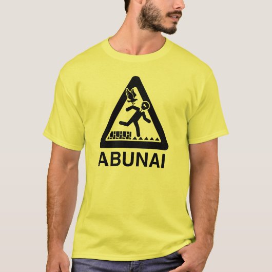 Abunai Shirt, klares Logo T-Shirt (Vorderseite)