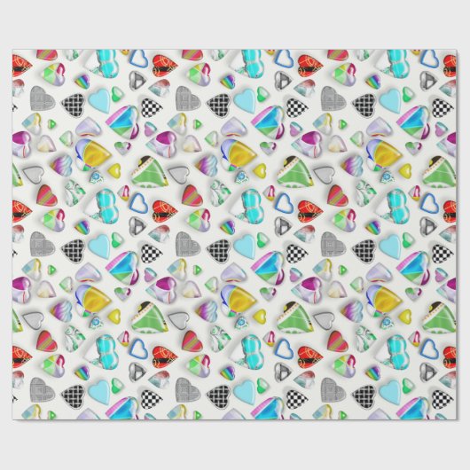 ABUNCHOFHEARTS GESCHENKPAPIER (Flach)