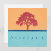 Abundance Art Card Feiertagskarte (Vorne/Hinten)