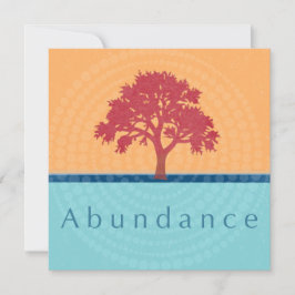 Abundance Art Card Feiertagskarte