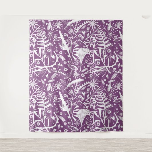 Abundance Botanical Berry Wandteppich (Vorderseite)