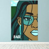 Abundance Canvas Print Leinwanddruck (Insitu (Holzboden))