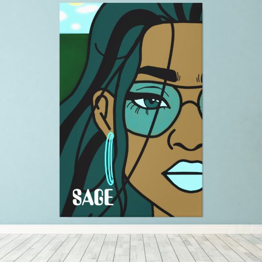 Abundance Canvas Print Leinwanddruck (Insitu (Holzboden))