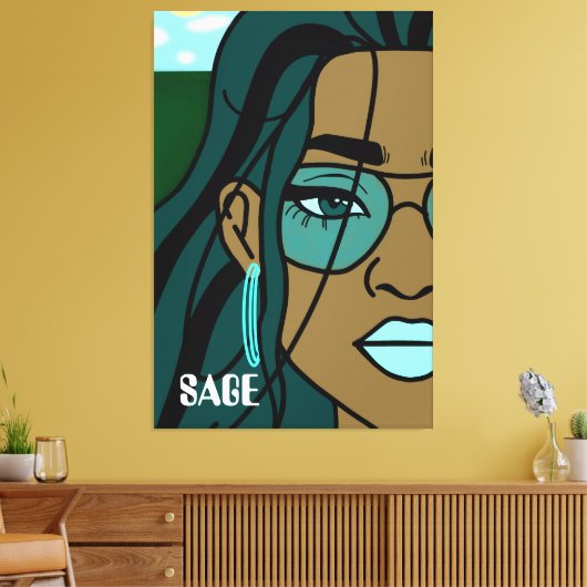 Abundance Canvas Print Leinwanddruck (Insitu (Wohnzimmer))