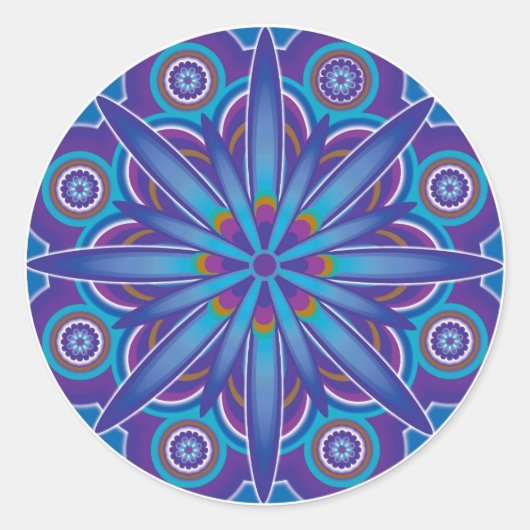 Abundance Mandala Stickers (Vorderseite)