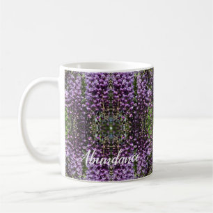 Abundance Mandala ~ Wisteria Blume Kaffeetasse