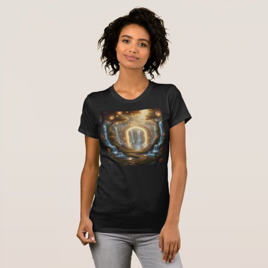 Abundance Portal Garden — Step Into Overflow T-Shirt (Vorne ganz)