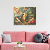 Abundance und die vier Elemente, c.1606 (Öl auf co Leinwanddruck (Insitu (Wohnzimmer))