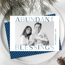 Abundant Blessings Navy Foto