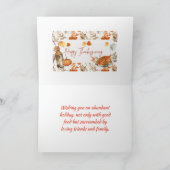 ABUNDANT ERNTEDANK CARD DANKESKARTE (Innenseite)