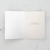 Abundant Fall blumengesegnet Dankbarkeit Erntedank Karte (Innenseite)