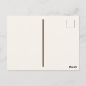 Abundant Fall blumengesegnet Dankbarkeit Erntedank Postkarte (Rückseite)