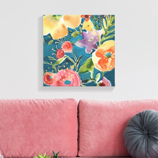 Abundant Florals I Leinwanddruck (Insitu (Wohnzimmer))