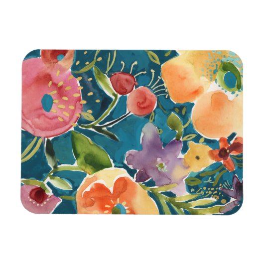 Abundant Florals I Magnet (Horizontal)