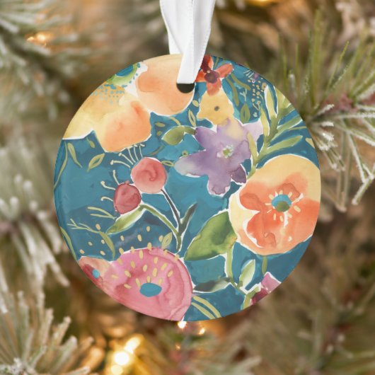 Abundant Florals I Ornament (Baum)
