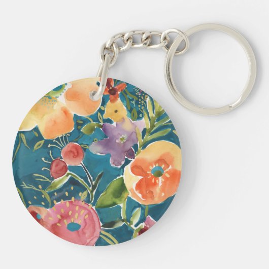 Abundant Florals I Schlüsselanhänger (Rückseite)