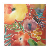 Abundant Florals III Fliese (Vorderseite)