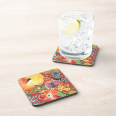 Abundant Florals III Getränkeuntersetzer (Rechte Seite)