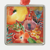 Abundant Florals III Ornament Aus Metall (Vorne)