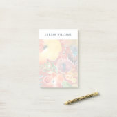 Abundant Florals III Post-it Klebezettel (Auf Schreibtisch)