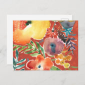 Abundant Florals III Postkarte (Vorne/Hinten)