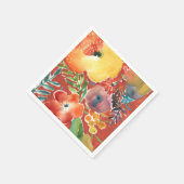 Abundant Florals III Serviette (Ecke)