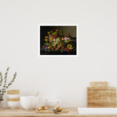 Abundant Fruit, 1858 (oil on canvas) Poster (Küche)