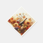 Abundant Grace & Autumn Glory Serviette (Ecke)