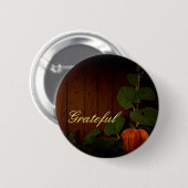 Abundant Harvest Pumpkin Erntedank Button (Vorne & Hinten)
