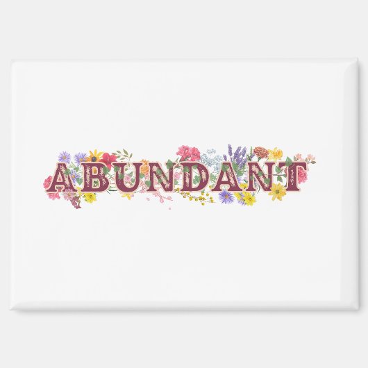 Abundant - Magnet (Vorderseite)