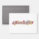 Abundant - Magnet (Vorderseite/Rückseite)