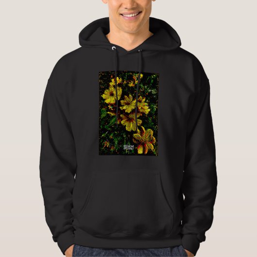 Abundant Permaculture Kitchen Garden Plants Nastur Hoodie (Vorderseite)