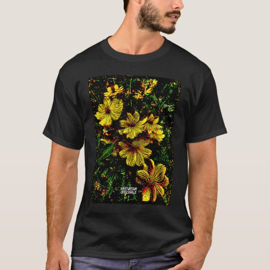 Abundant Permaculture Kitchen Garden Plants Nastur T-Shirt (Vorderseite)