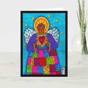 Abundant Segen Radiant Heart Angel Card Karte