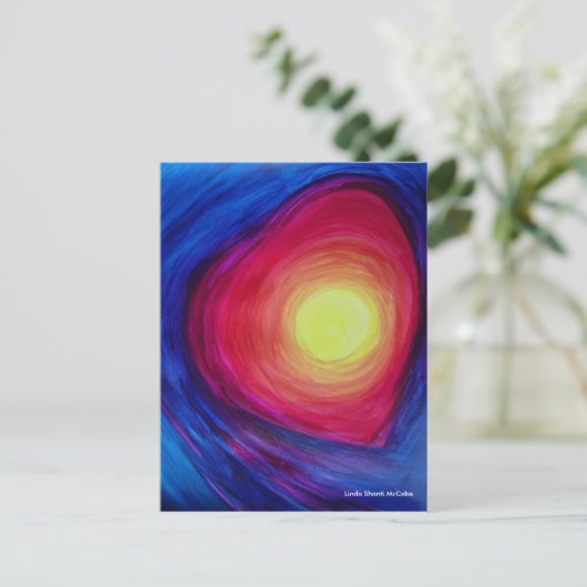 Abundanzbejahung Postkarte (Stehend Vorderseite)