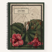 Abutilon Reverie Notebook Notizblock (Vorderseite)