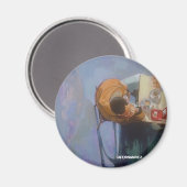 ABWARTEN AUF DIE RECHNUNG MAGNET (Vorderseite/Rückseite)