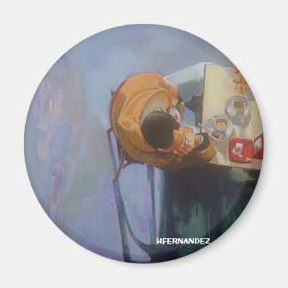 ABWARTEN AUF DIE RECHNUNG MAGNET