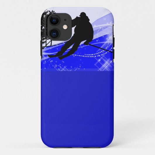 Abwärts auf der Ski-Steigung Case-Mate iPhone Hülle (Rückseite)