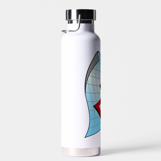 Abwärts Graph Red Arrow Trinkflasche (Rechts)