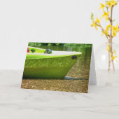 Abwärts mit Boot Karte (Gelbe Blume)