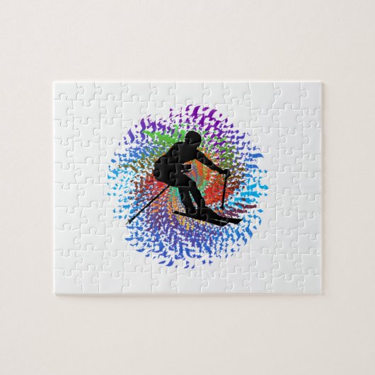 Abwärts Spirale Puzzle (Horizontal)