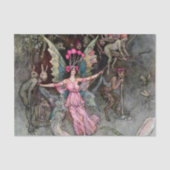 "Abwärts" von Warwick Goble Seidenpapier (Vorderseite)