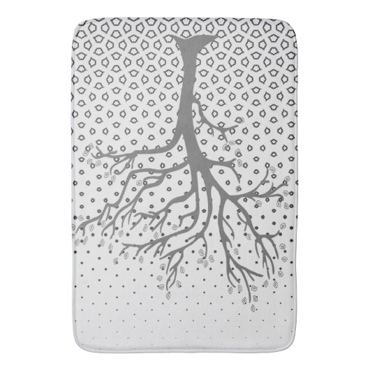 Abwärtsbaum Badematte (Vorderseite Vertikal)