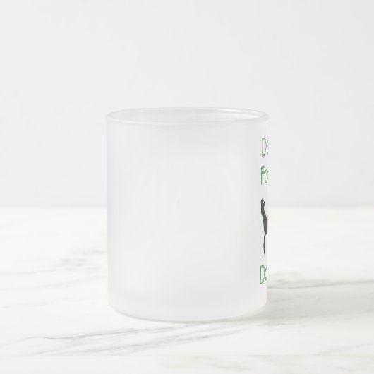 Abwärtsgerichtete Hundefreier raum Tasse 10oz oder (Mittel)