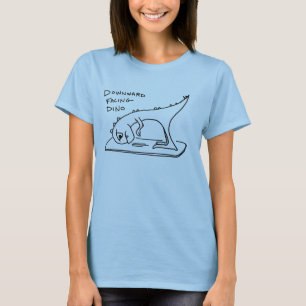 Abwärtsgerichteter Dino T-Shirt