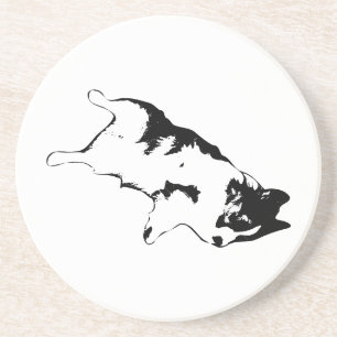 Abwärtstrend Getränkeuntersetzer