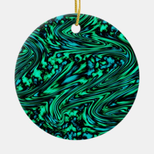 Abwärtstrend Keramik Ornament (Vorne)